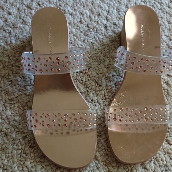 GIUSEPPE ZANOTTI Vinilie crystal-embellished PVC mules size 37 - Picture 8 of 10